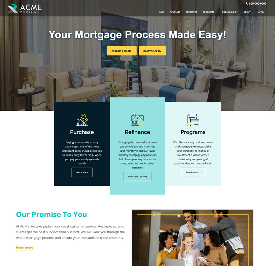 mortgage website responsive conversionpro2