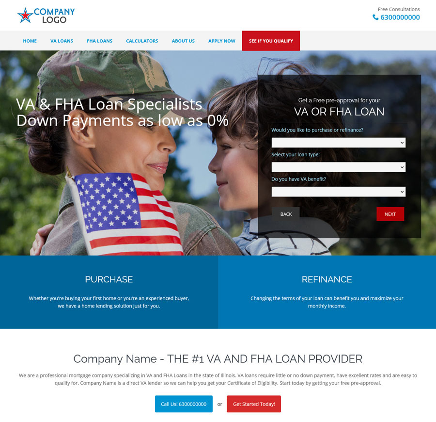 mortgage website ratepro 2 responsive