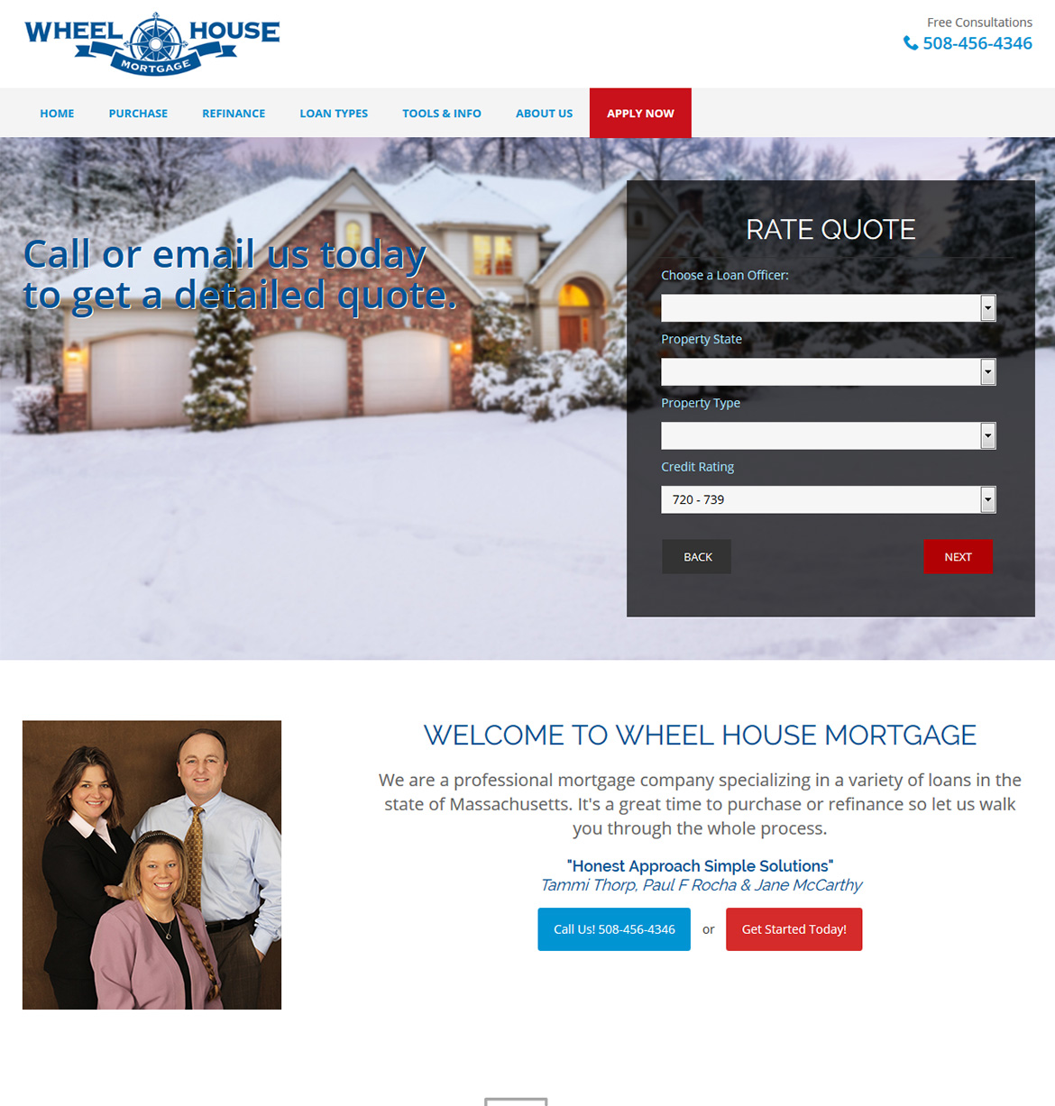 customize mortgage website